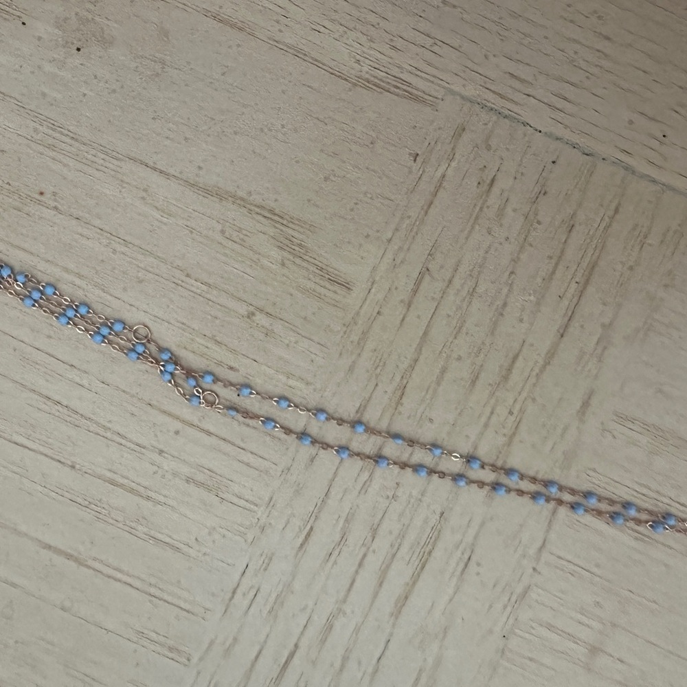 Gigi clouzeau jean colored necklace rose gold